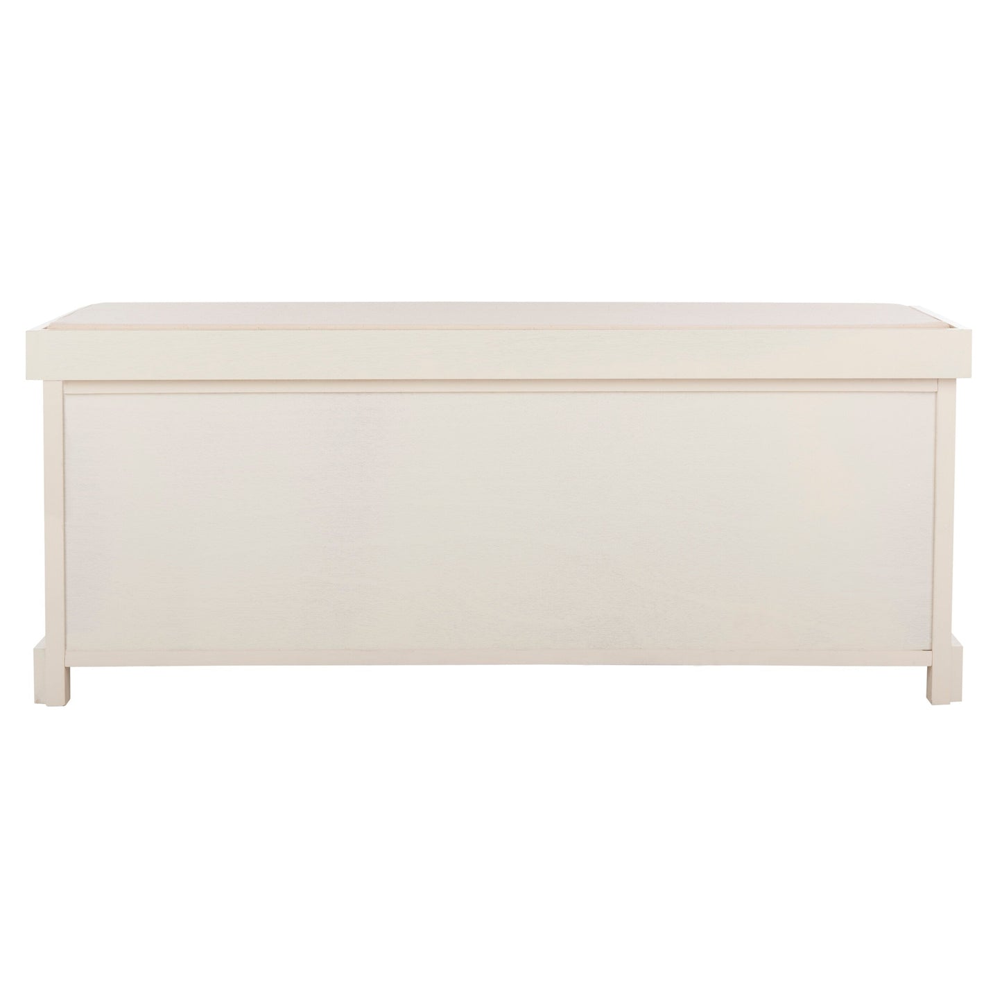 Banc de rangement SAFAVIEH Eola gris/blanc - 47 x 16,1 x 19,9 - 47Lx16Px20H
