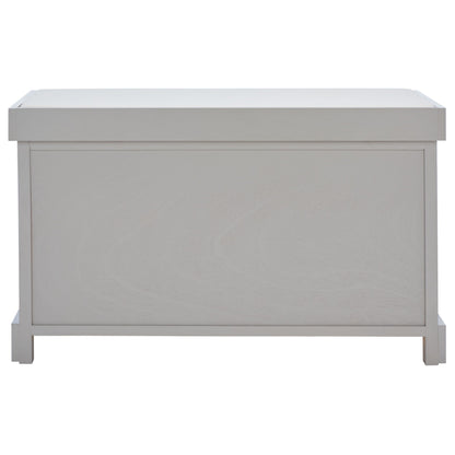 Banc-pouf SAFAVIEH Euphemia en osier brun - 85 x 41 x 50 cm - 86L x 41P x 50H