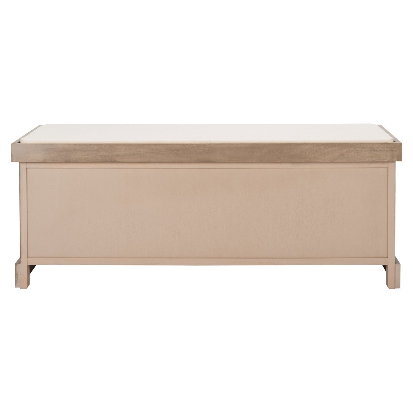 Banc de rangement avec 3 tiroirs et coussin SAFAVIEH Fiorello - 120 L x 38 l x 48 h - 120Lx38Lx48H