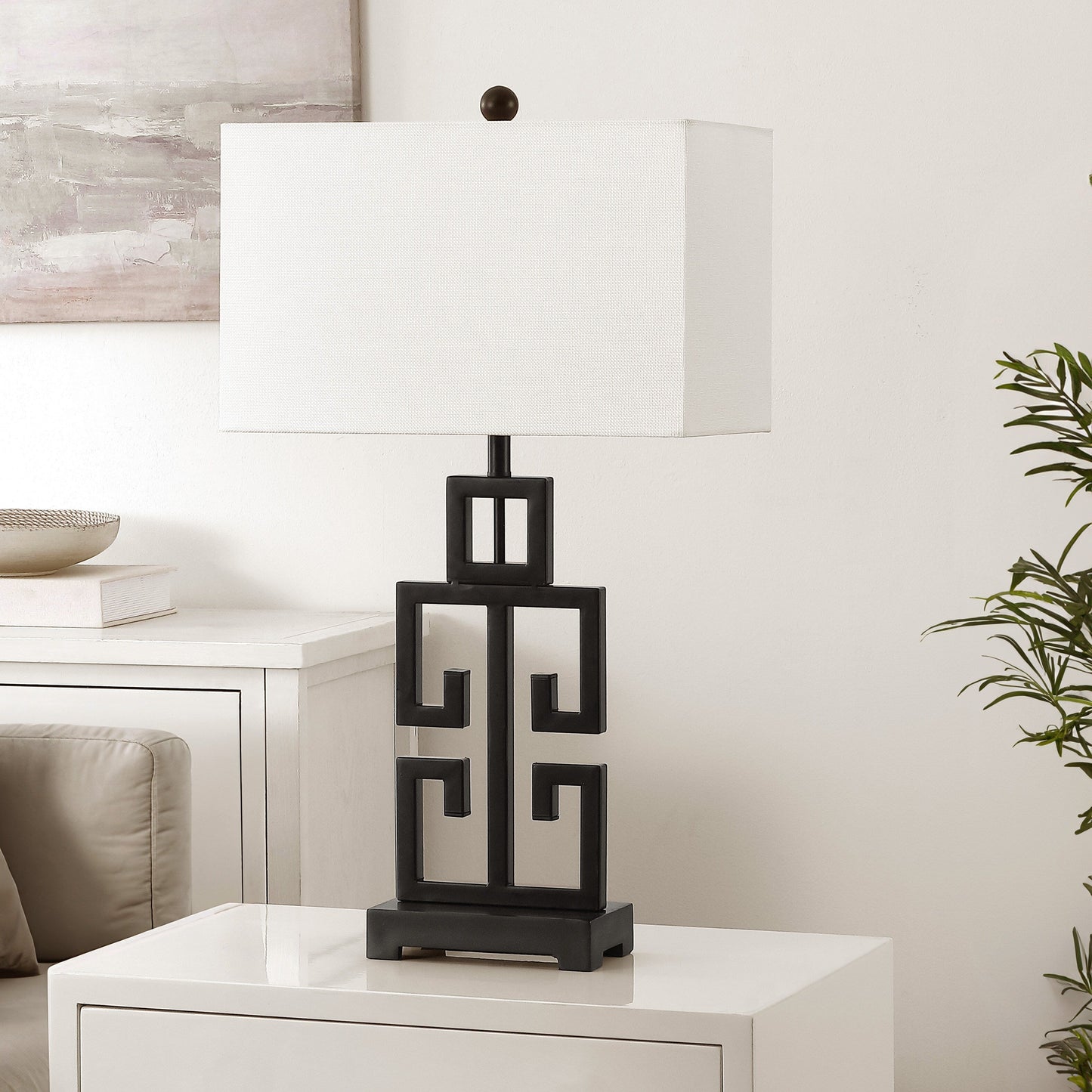 SAFAVIEH Lighting Chantelle, lampe de table antique dorée de 74 cm (lot de 2) - 16W x 9D x 74H