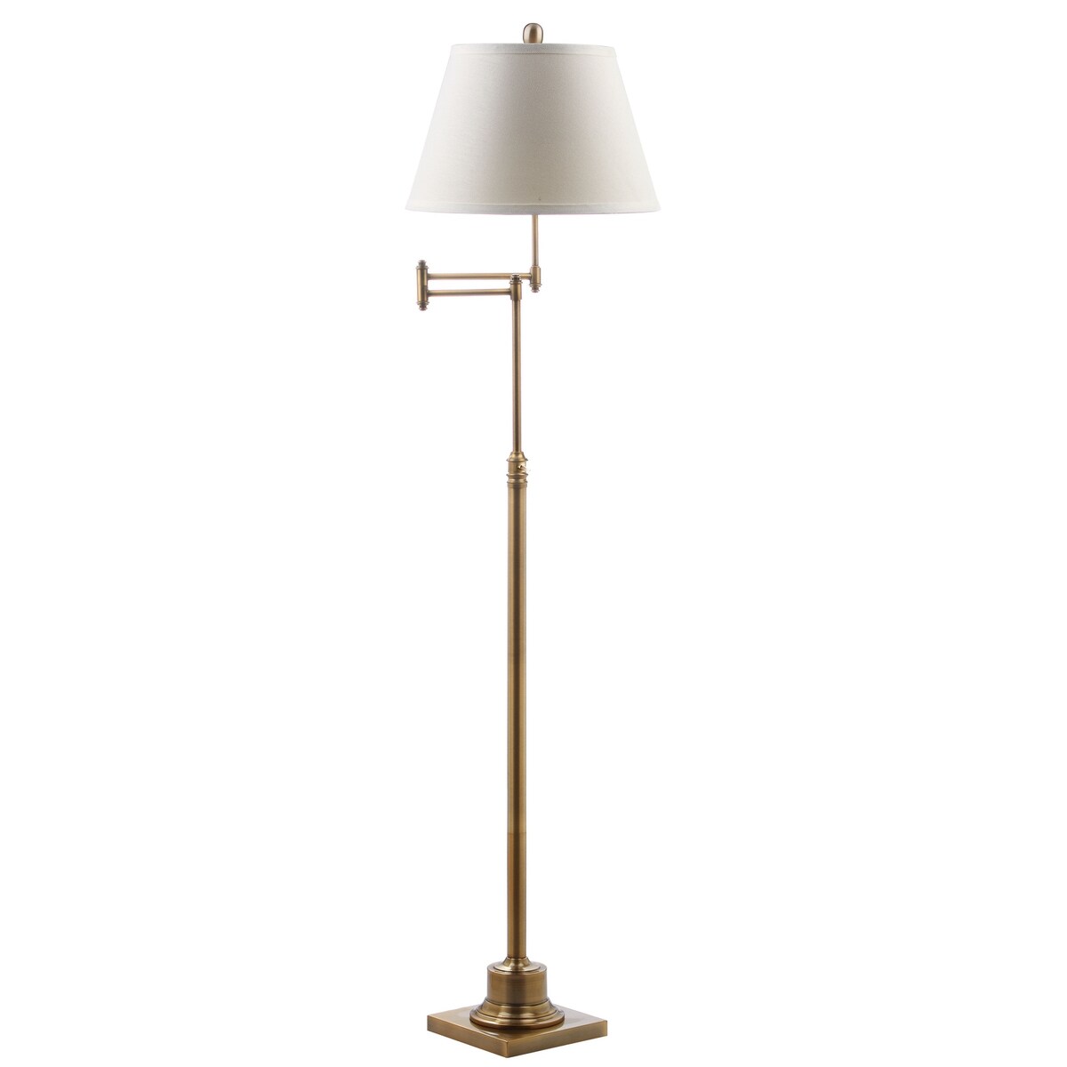 SAFAVIEH Lighting Tracee Lampe de sol pivotante dorée de 60 pouces - 16x16x54.5-68.5 - 16Lx16Px69H