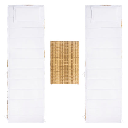 Ensemble de chaises longues de jardin Blaguna 3 pièces de SAFAVIEH - 83L x 20P x 24H (dimensions en pouces)