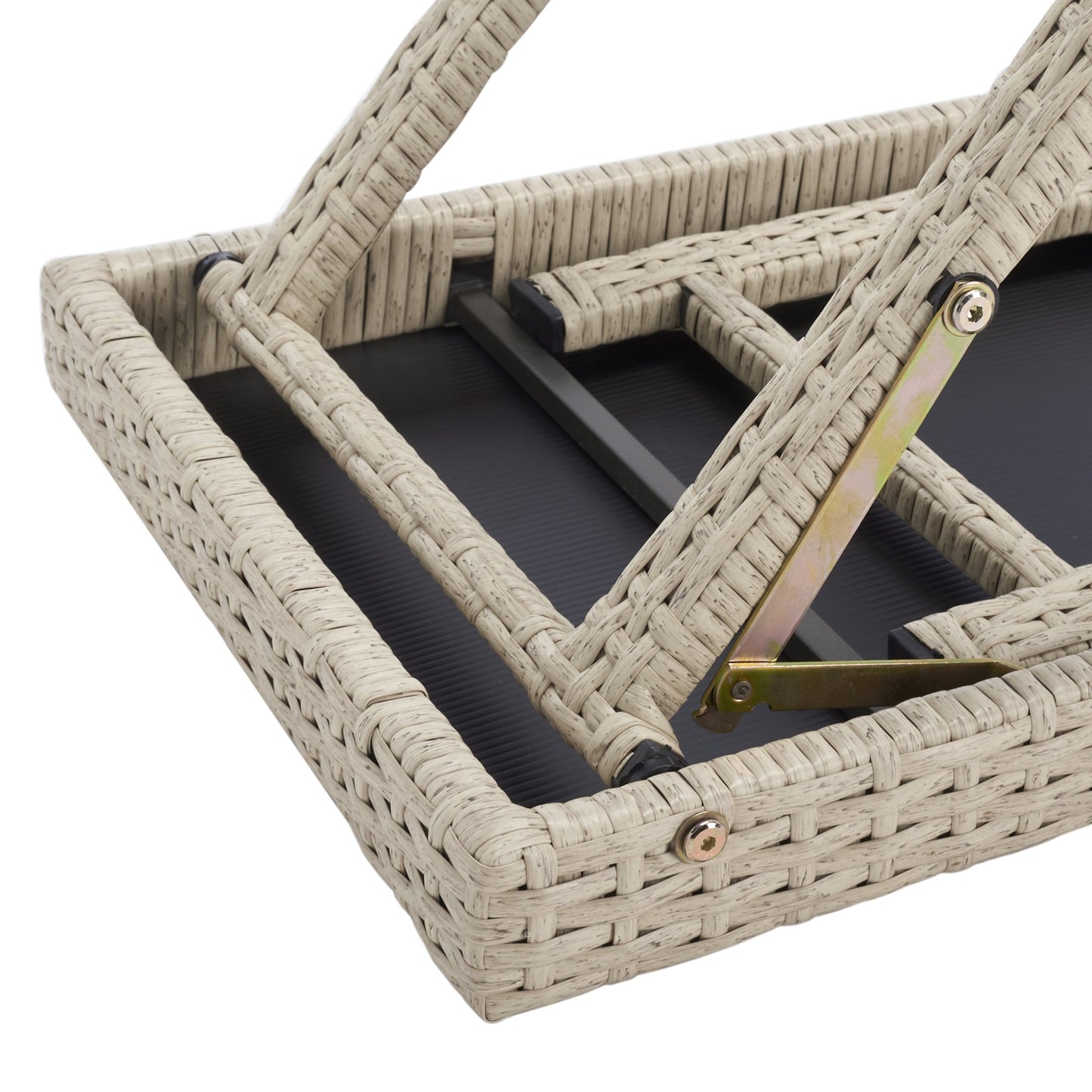 Ensemble de chaises longues de jardin Blaguna 3 pièces de SAFAVIEH - 83L x 20P x 24H (dimensions en pouces)