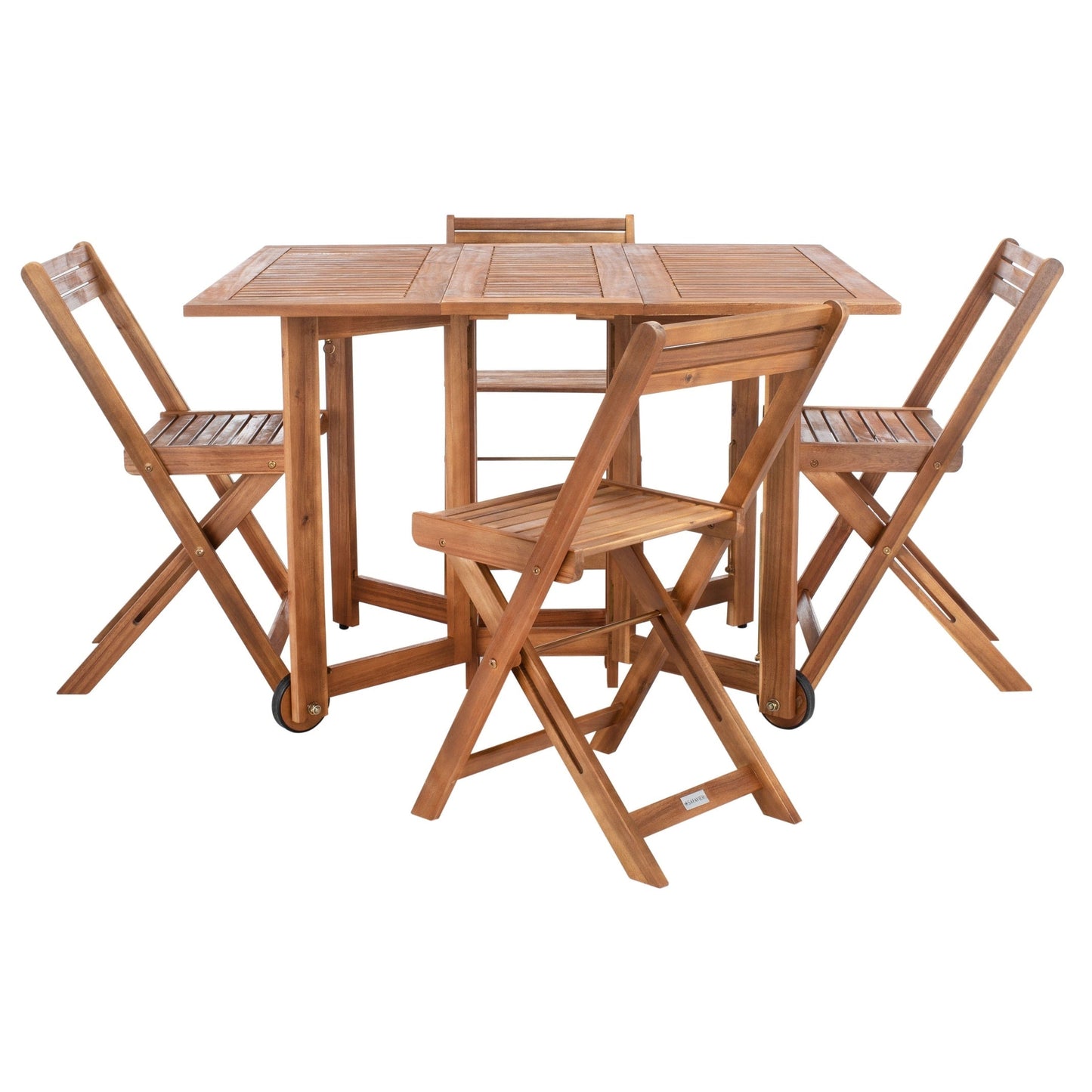 Ensemble de table de jardin SAFAVIEH Brandy 5 pièces - 109L x 89P x 74H (cm)