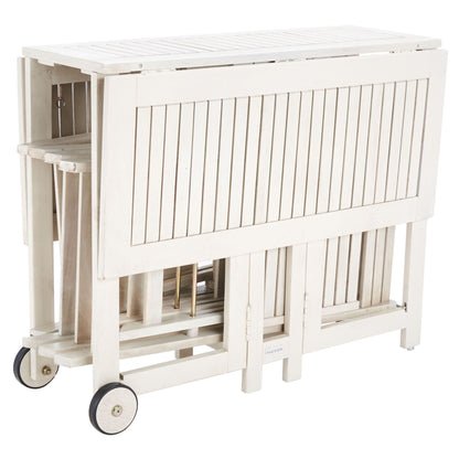 Ensemble de table de jardin SAFAVIEH Brandy 5 pièces - 109L x 89P x 74H (cm)