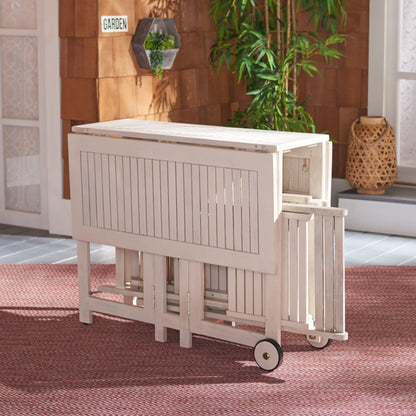 Ensemble de table de jardin SAFAVIEH Brandy 5 pièces - 109L x 89P x 74H (cm)