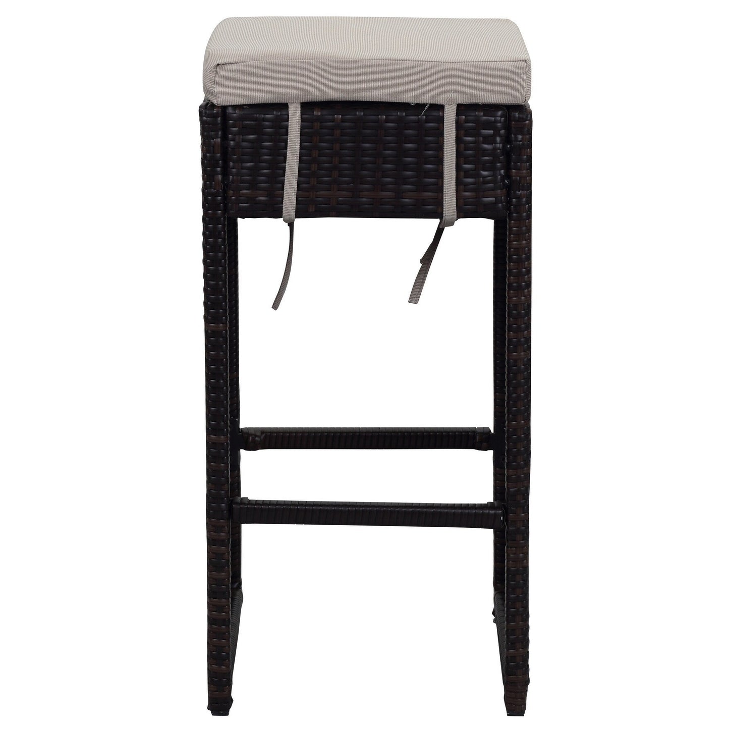 Ensemble de bar d'extérieur Euda de SAFAVIEH (7 pièces) - 73,7Wx149,8Dx106,7H (cm)