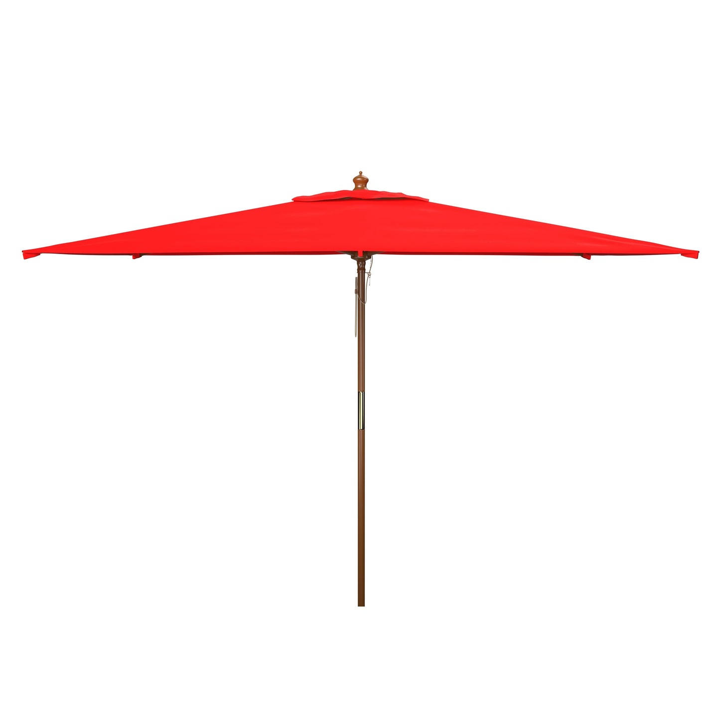 Parasol de jardin Glauca de SAFAVIEH, 3,35 m (11 pieds), avec poulie en bois