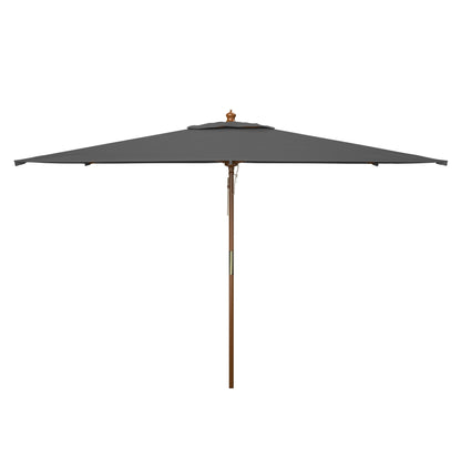 Parasol de jardin Glauca de SAFAVIEH, 3,35 m (11 pieds), avec poulie en bois