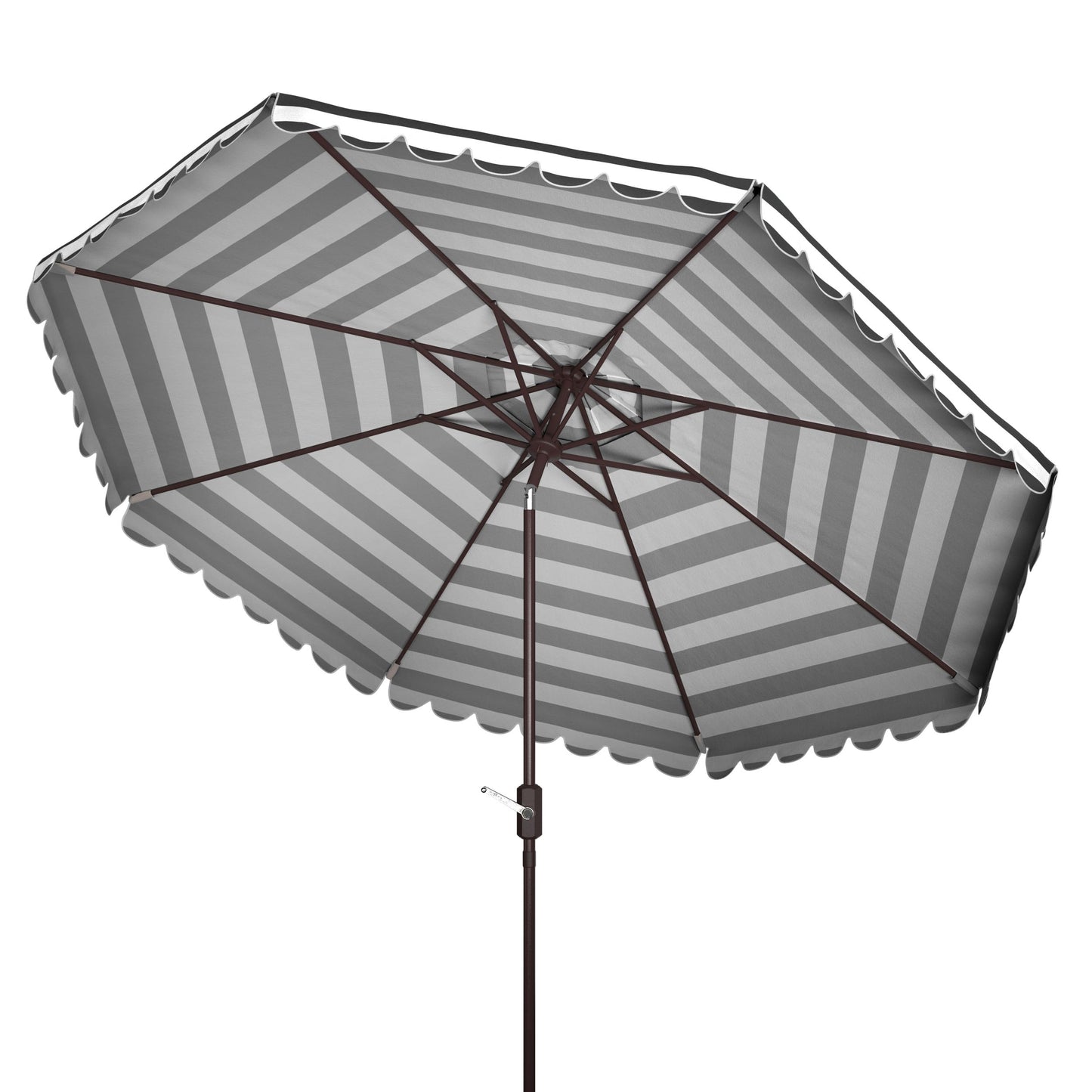 Parasol rond de 3,35 m (11 pieds) Jaylee pour extérieur de SAFAVIEH
