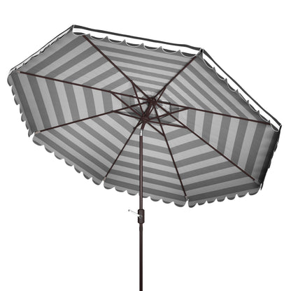 Parasol rond de 3,35 m (11 pieds) Jaylee pour extérieur de SAFAVIEH