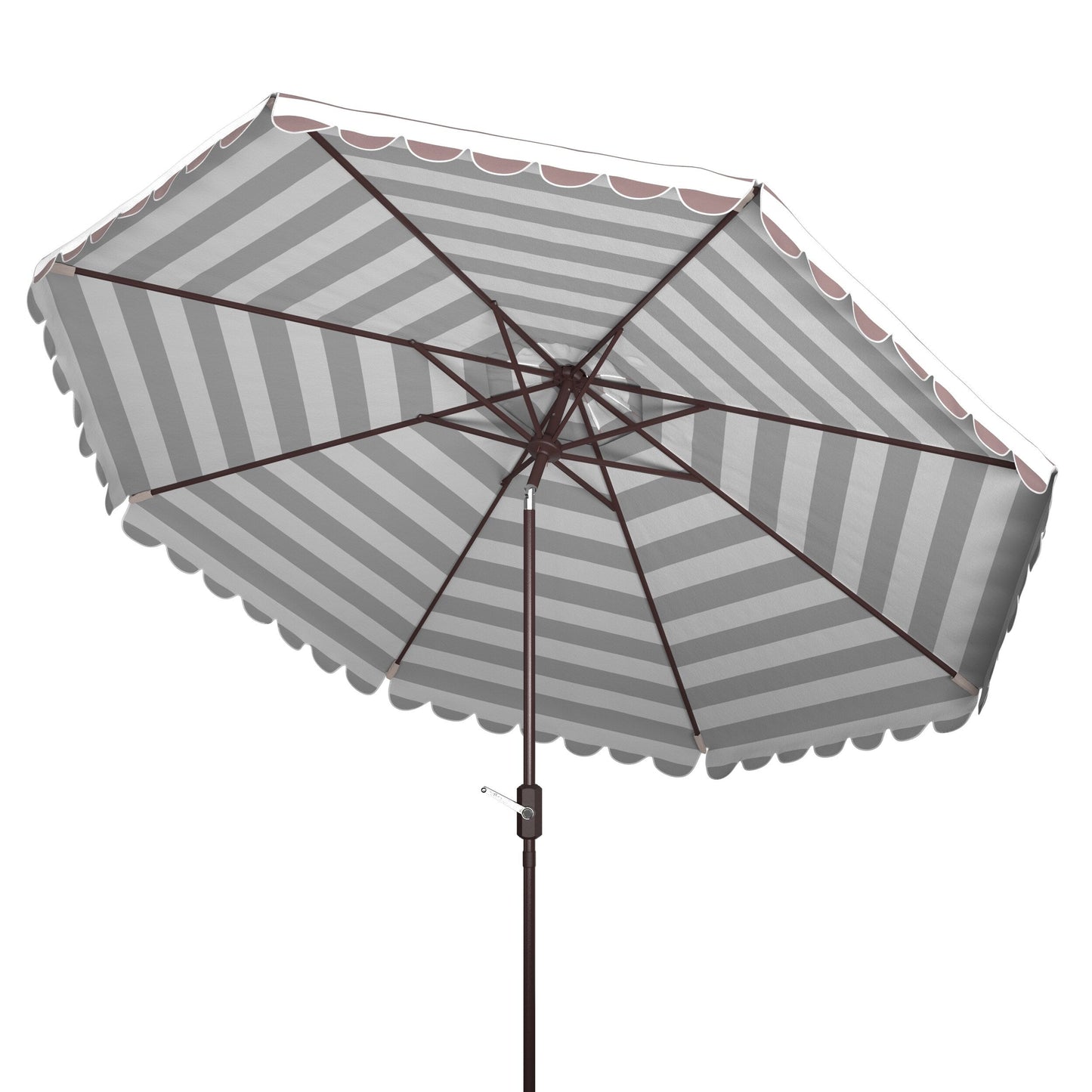 Parasol rond de 3,35 m (11 pieds) Jaylee pour extérieur de SAFAVIEH