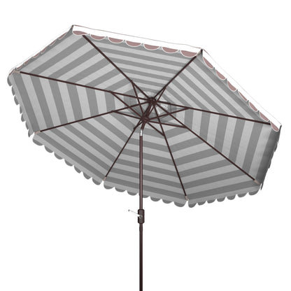 Parasol rond de 3,35 m (11 pieds) Jaylee pour extérieur de SAFAVIEH