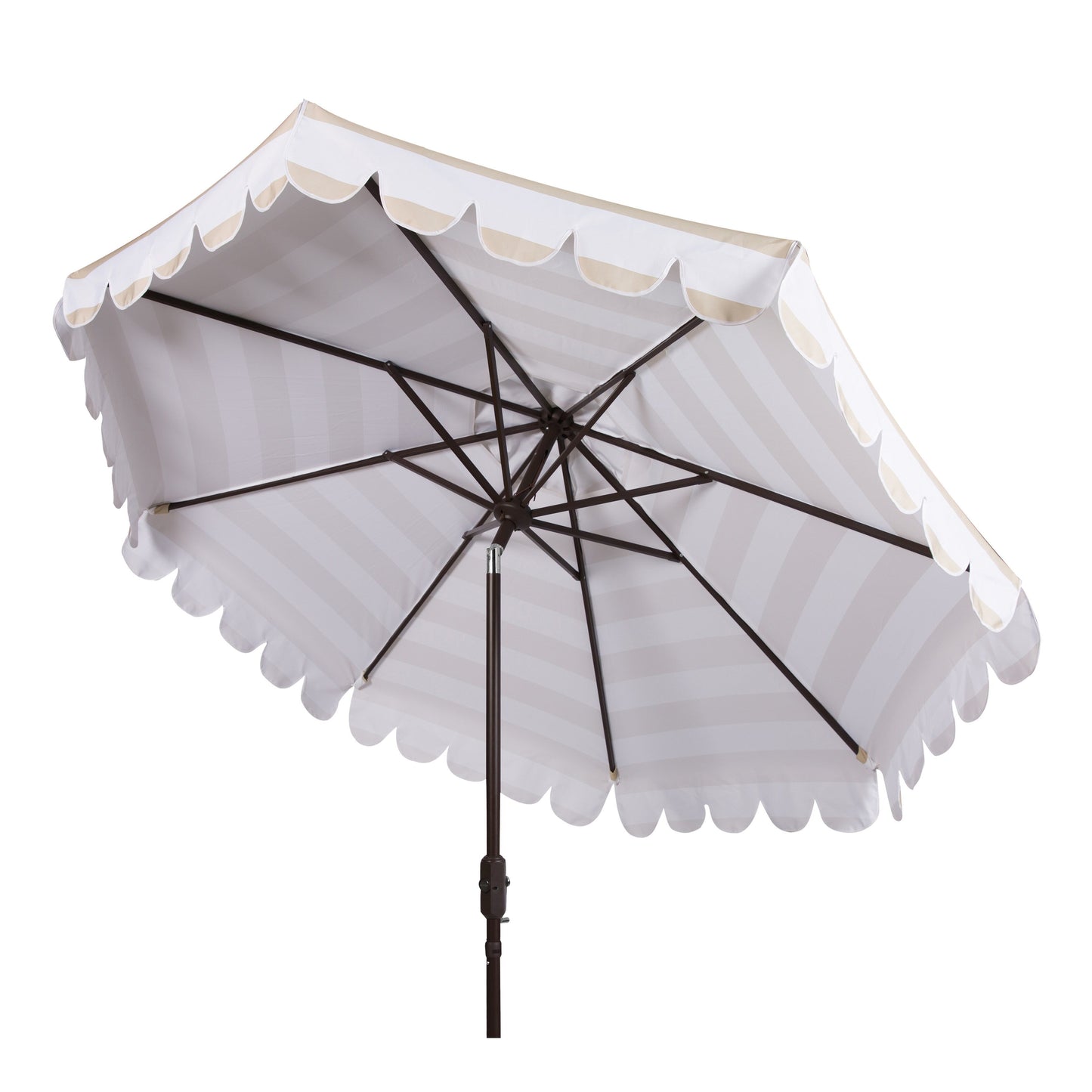 Parasol rond de 3,35 m (11 pieds) Jaylee pour extérieur de SAFAVIEH