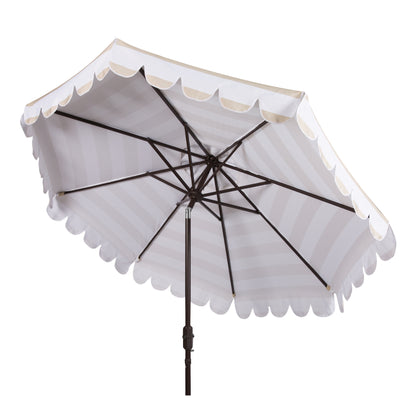Parasol rond de 3,35 m (11 pieds) Jaylee pour extérieur de SAFAVIEH
