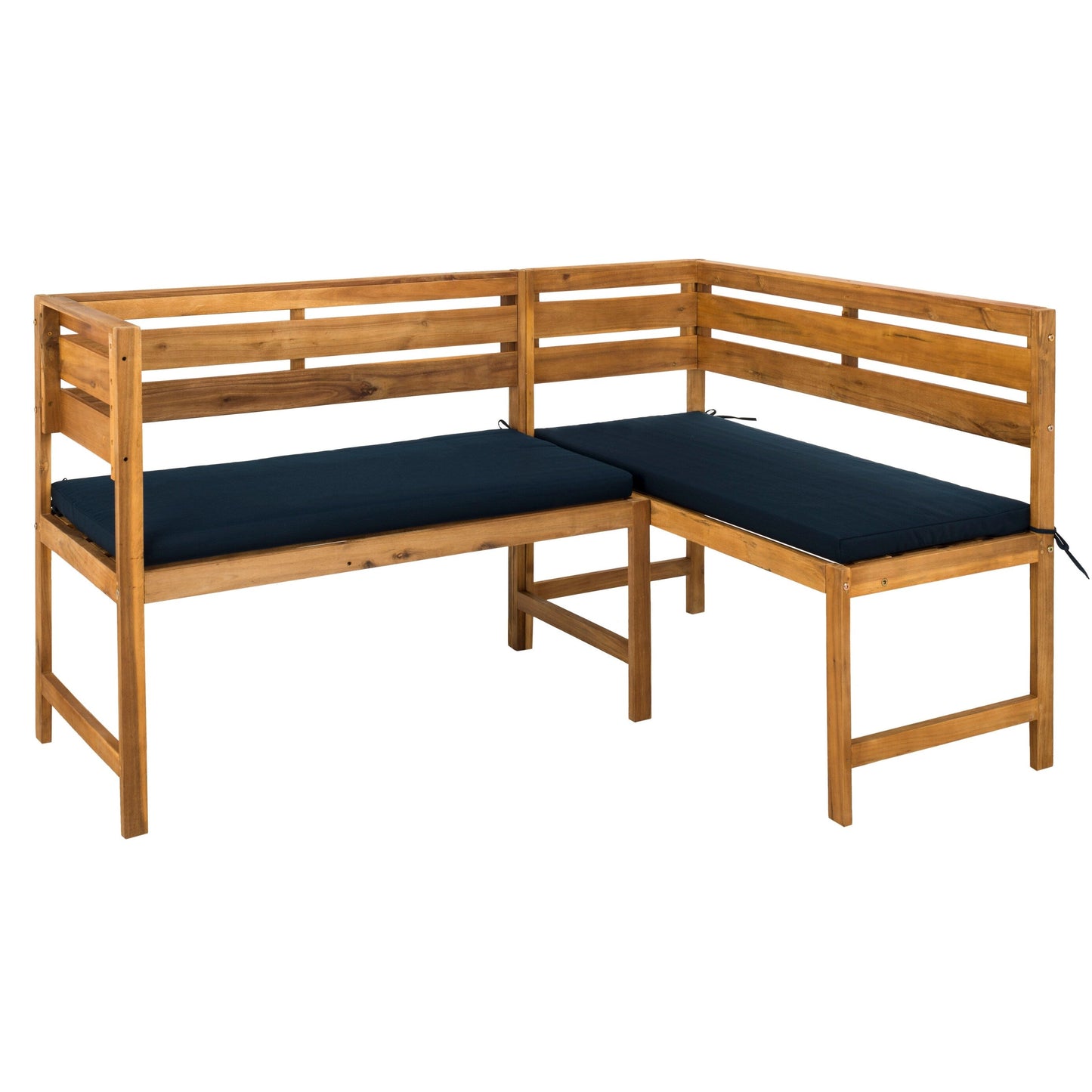 Ensemble de salon d'extérieur d'angle pour balcon Kenna 3 pièces de SAFAVIEH - 39L x 19P x 33H (mesures en pouces)