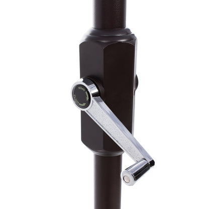 Parasol de jardin SAFAVIEH Kjerstin Valance 9 pieds à double toit