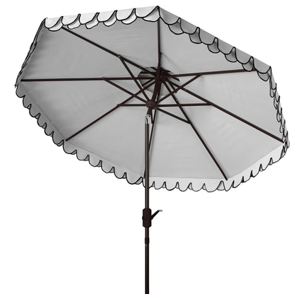 Parasol de jardin SAFAVIEH Kjerstin Valance 9 pieds à double toit