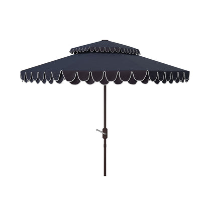 Parasol de jardin SAFAVIEH Kjerstin Valance 9 pieds à double toit