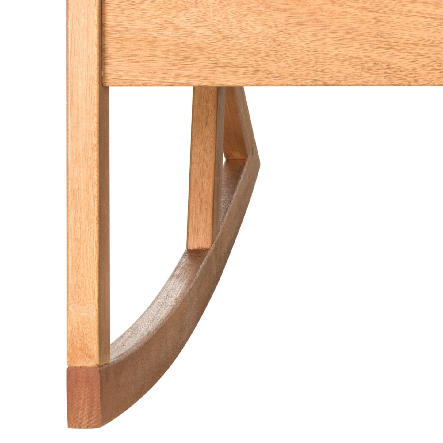 Chaise à bascule d'extérieur Makaila de SAFAVIEH avec coussin - 66L x 79P x 97H (cm)