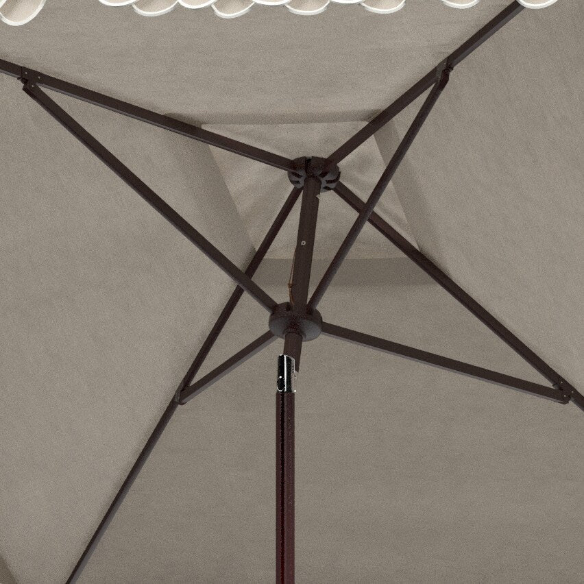 Parasol carré de 7,5 pieds pour extérieur Naima Valance de SAFAVIEH