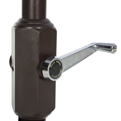 Parasol carré de 7,5 pieds pour extérieur Naima Valance de SAFAVIEH