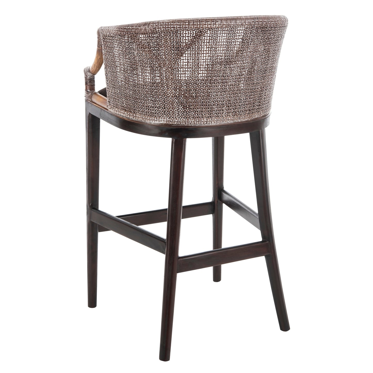 Tabouret de bar en rotin SAFAVIEH Virona de 76 cm (30 pouces) - 56,6 x 52,1 x 99 cm (22,3 L x 20,5 l x 39 h) - 56,6L x 52,1l x 99h
