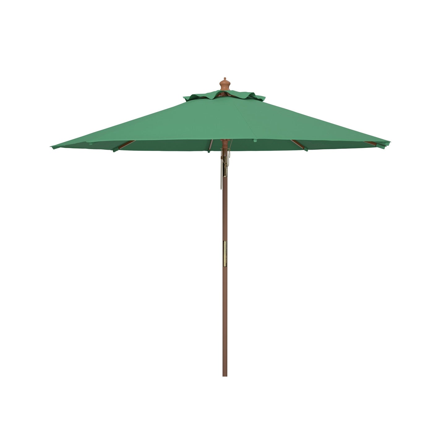 Parasol d'extérieur en bois Zlatana de 2,7 m (9 pieds) de SAFAVIEH