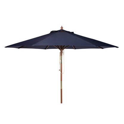 Parasol d'extérieur en bois Zlatana de 2,7 m (9 pieds) de SAFAVIEH