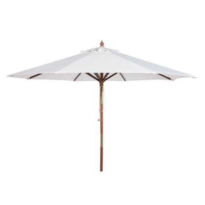 Parasol d'extérieur en bois Zlatana de 2,7 m (9 pieds) de SAFAVIEH