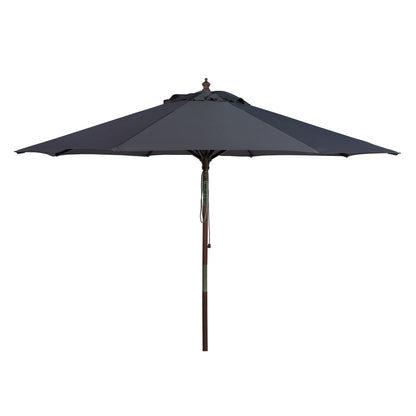 Parasol d'extérieur en bois Zlatana de 2,7 m (9 pieds) de SAFAVIEH