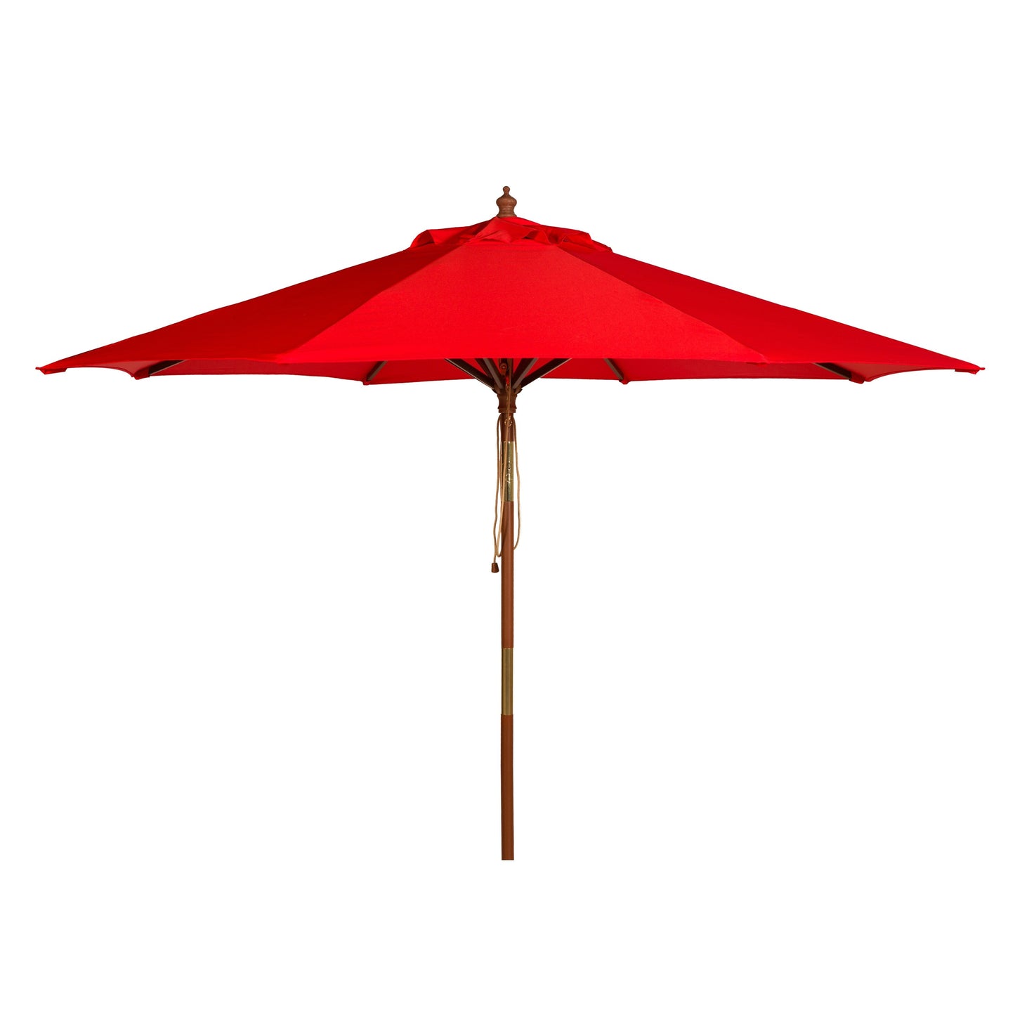 Parasol d'extérieur en bois Zlatana de 2,7 m (9 pieds) de SAFAVIEH