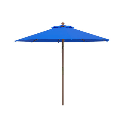 Parasol d'extérieur en bois Zlatana de 2,7 m (9 pieds) de SAFAVIEH