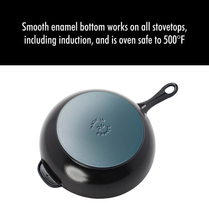 STAUB Cast Iron 2.9-qt Daily Pan with Glass Lid
