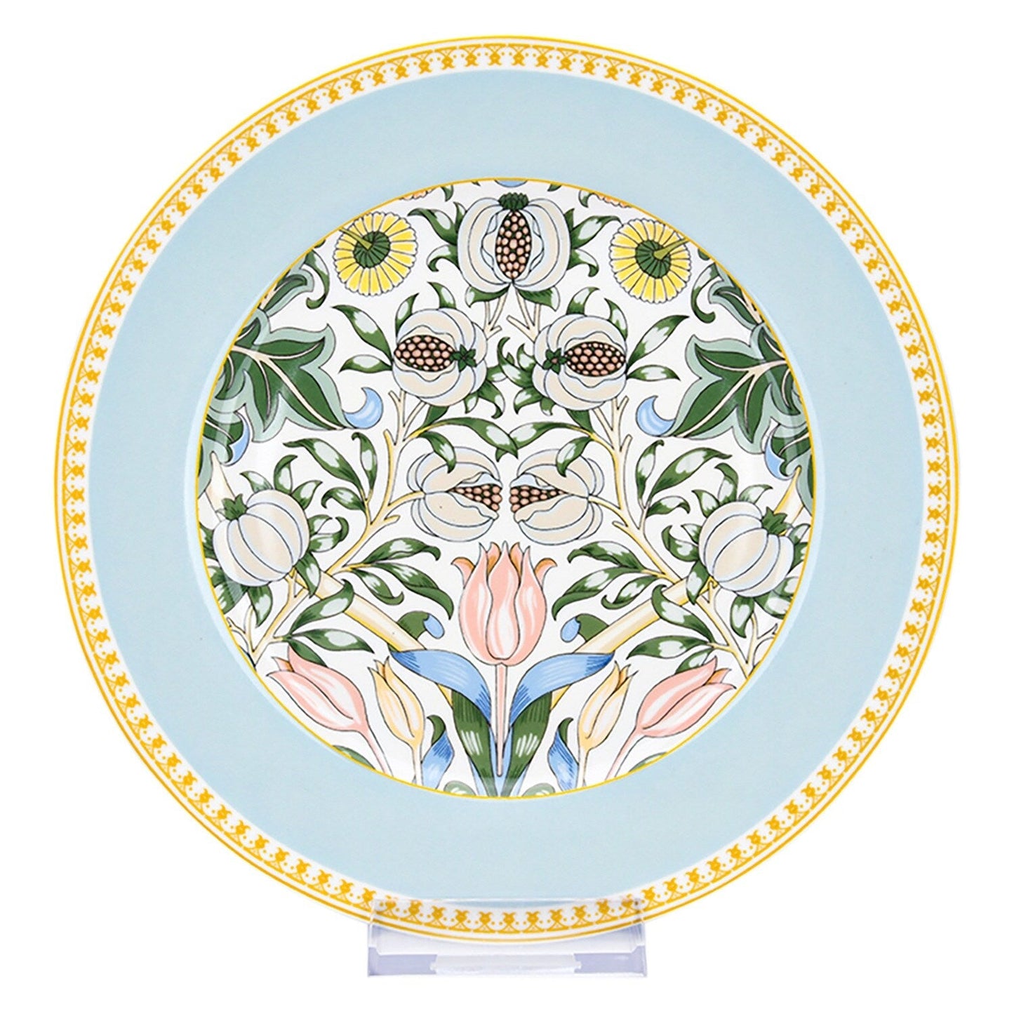 STP Goods Morris Garden Bone China Dinnerware Set of 24 for 6