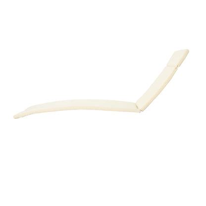 Ensemble de coussins d'extérieur Salem pour chaise longue - Coussins uniquement (lot de 2) par Christopher Knight Home - 79,25L x 27,50l x 1,50h