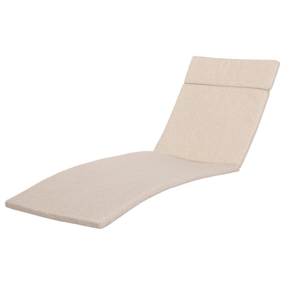 Ensemble de coussins d'extérieur Salem pour chaise longue - Coussins uniquement (lot de 2) par Christopher Knight Home - 79,25L x 27,50l x 1,50h