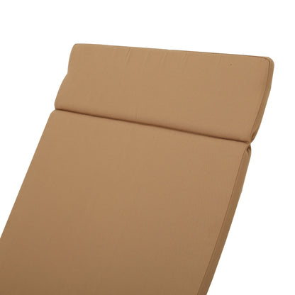 Ensemble de coussins d'extérieur Salem pour chaise longue - Coussins uniquement (lot de 2) par Christopher Knight Home - 79,25L x 27,50l x 1,50h