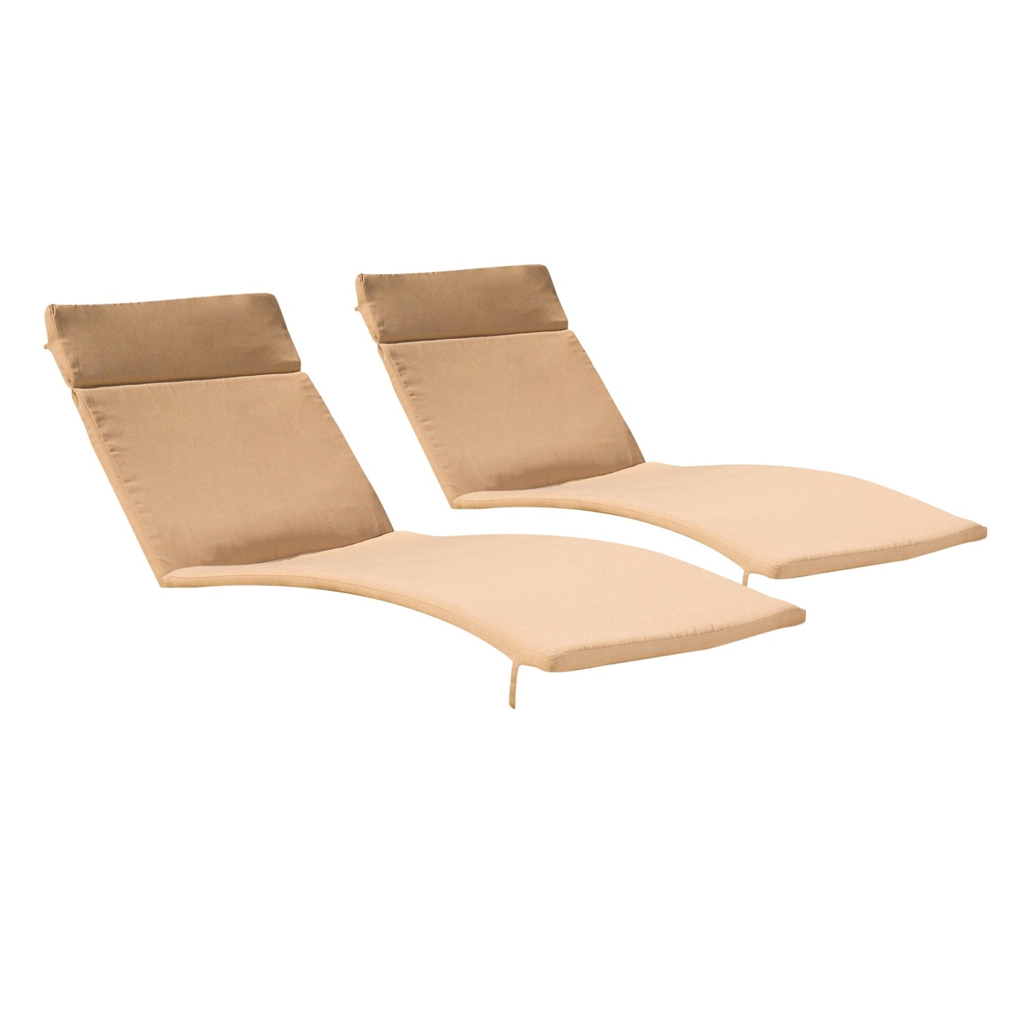 Ensemble de coussins d'extérieur Salem pour chaise longue - Coussins uniquement (lot de 2) par Christopher Knight Home - 79,25L x 27,50l x 1,50h