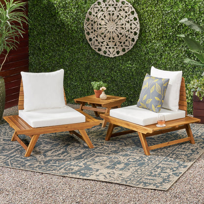 Chaise de jardin en bois d'acacia Sedona (lot de 2) par Christopher Knight Home