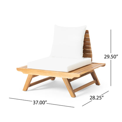 Chaise de jardin en bois d'acacia Sedona (lot de 2) par Christopher Knight Home