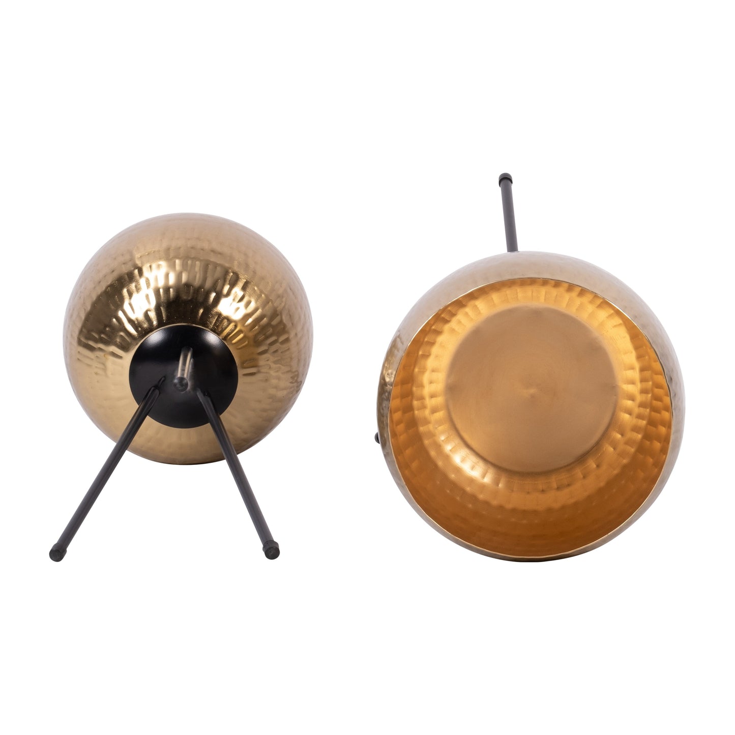 Sagebrook Home Lot de 2 jardinières robustes en fer sur pieds modernes - Transformez votre espace de vie en un oasis