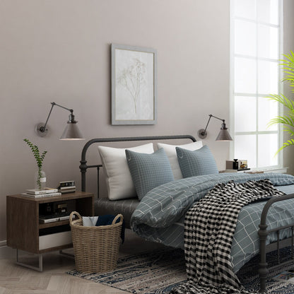 Malryn Lot de 2 appliques murales modernes à bras oscillant réglables, à brancher ou à câbler