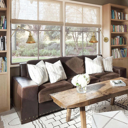 Lot de 2 appliques murales modernes à bras oscillant, réglables, à brancher ou à câbler.