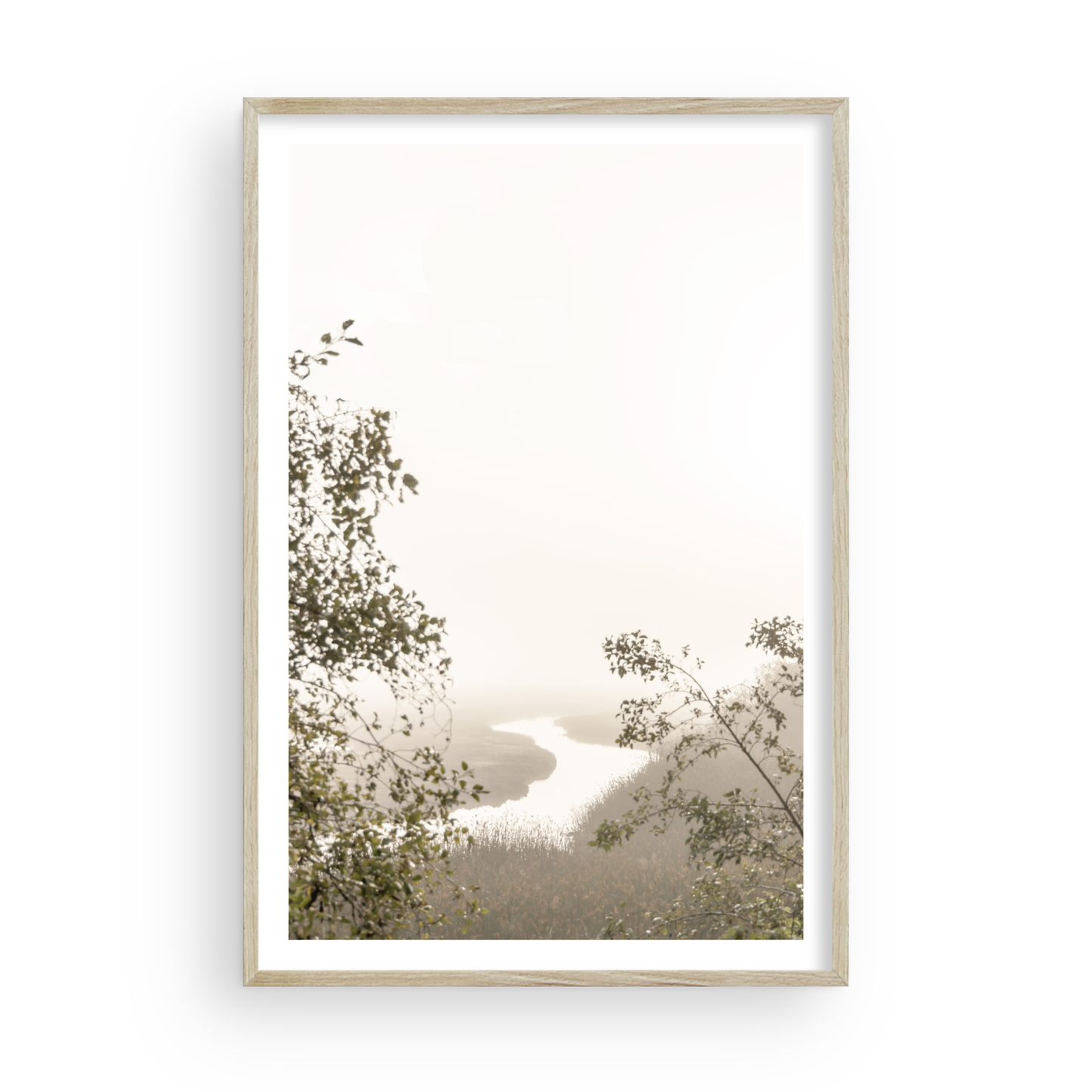 Lueur douce du fleuve par Caroline Pacula