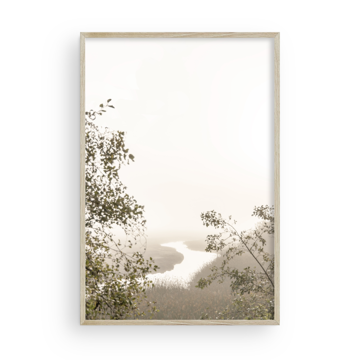 Lueur douce du fleuve par Caroline Pacula