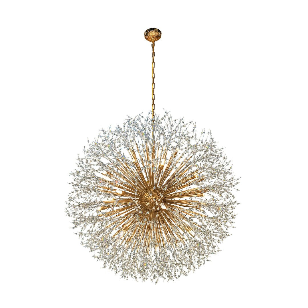 Starburst Chandelier 47 Wide Crystal Lighting Fixture