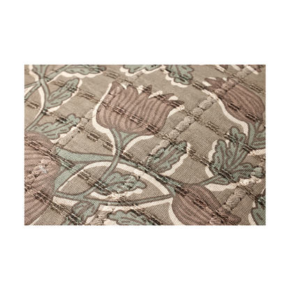 Stoffer Pillow - Taupe / Rose