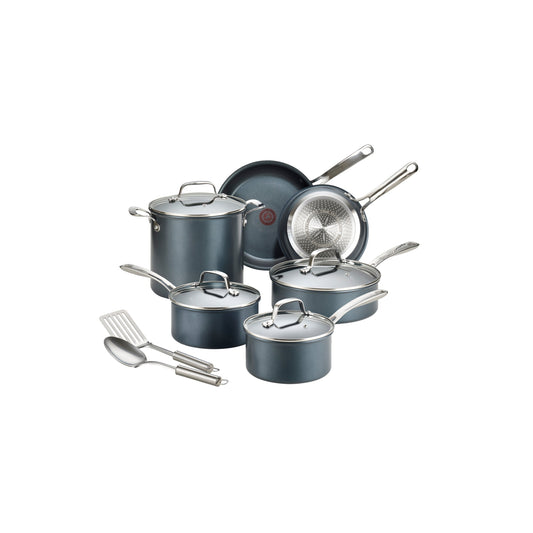 T-fal Platinum Ensemble de casseroles et poêles antiadhésives avec base à induction, collection Unlimited Cookware, 12 pièces