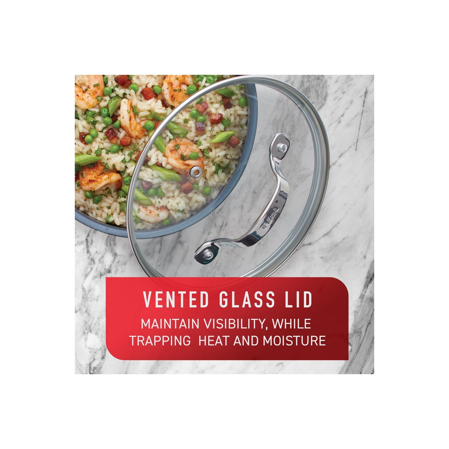 T-fal Platinum Ensemble de casseroles et poêles antiadhésives avec base à induction, collection Unlimited Cookware, 12 pièces